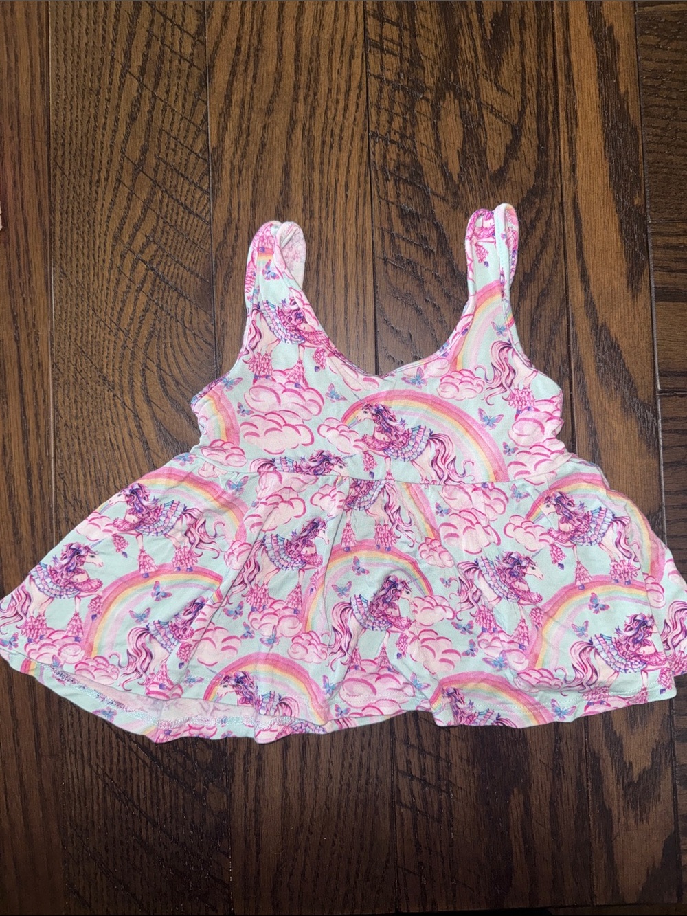 💗🌈 Posh Peanut 18m Lot: PJs, Barbie Shorts, Unicorn Tank🌈💗 - Picture 3 of 11